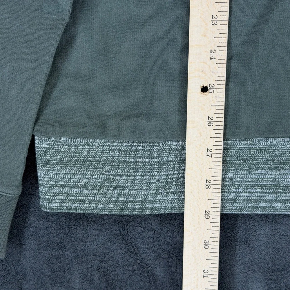 APC Rue Madame Paris Mens XXL Olive Green Sweatshirt Contrast Hem‎ RN 149947